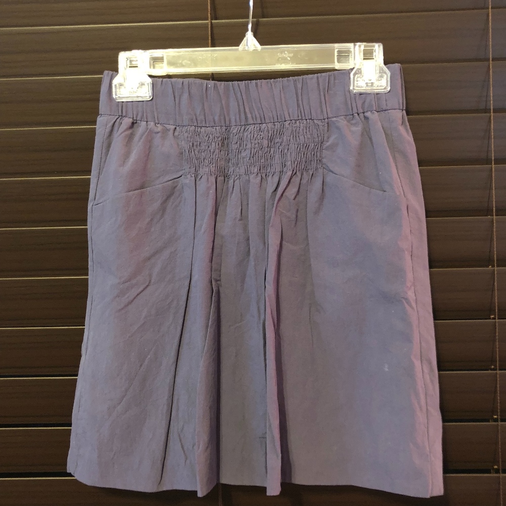 Purple Casual Skirt